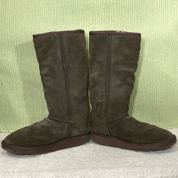 EMU Australia Womens Brown Bronte Hi Suede Wool-Lined Warm Winter Boots Size 7M - Picture 6 of 9
